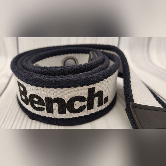 Bench Black & White Men's Belt Uniusex Womens o/s - Picture 4 of 14